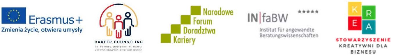 logo erasmusa i partnerów nfdk infabw krea